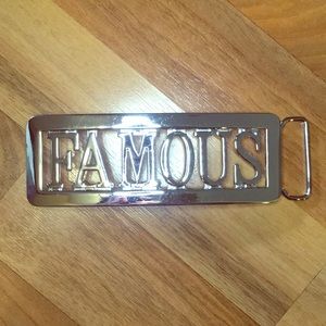 Famous Stars and Straps Belt Buckle